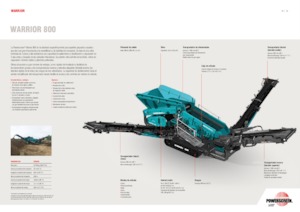 Pokretna postrojenja za prosijavanje Powerscreen WARRIOR 800