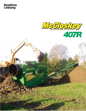 Mobilna sita s bubnjem McCloskey 407