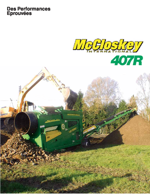 Mobilna sita s bubnjem McCloskey 407