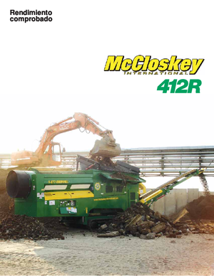 Mobilna sita s bubnjem McCloskey 412 RT