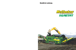 Mobilna sita s bubnjem McCloskey 512RET