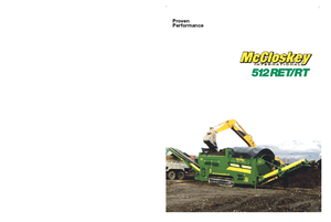 Mobilna sita s bubnjem McCloskey 512RET