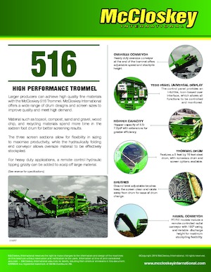 Mobilna sita s bubnjem McCloskey 616