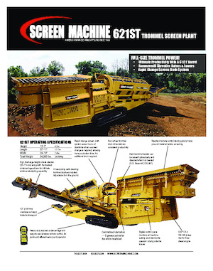 Mobilna sita s bubnjem Screen Machine Industries  621ST