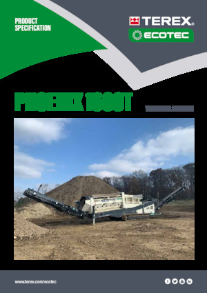Mobilna sita s bubnjem Terex Ecotec Phoenix 1600T