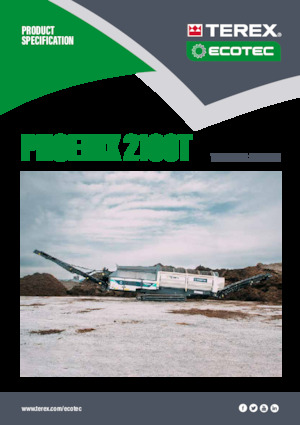 Mobilna sita s bubnjem Terex Ecotec Phoenix 2100T