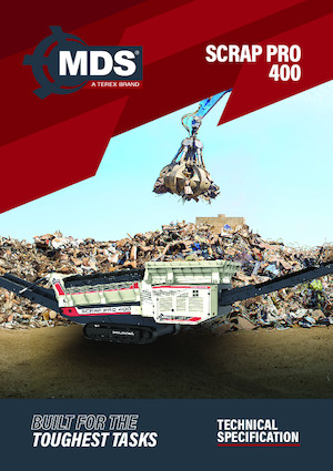 Mobilna sita s bubnjem MDS Scrap Pro 400