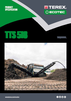 Mobilna sita s bubnjem Terex Ecotec TTS 518T