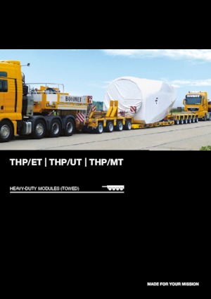 Modularne prikolice za teške uvjete rada Goldhofer THP/MT