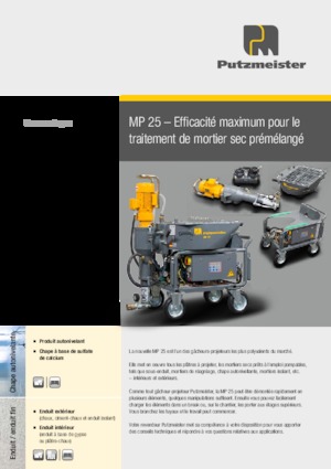 Pumpe za miješanje morta Putzmeister MP 25 