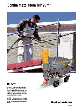 Pumpe za miješanje morta Putzmeister MP 25 Mixit JP-WP/D5K