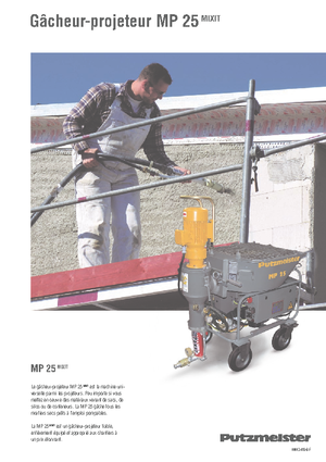 Pumpe za miješanje morta Putzmeister MP 25 Mixit JP-WP/D5K