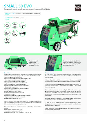 Strojevi za prskanje i transport morta Imer Small 50 Evo