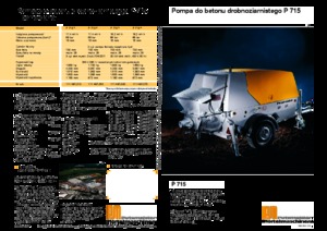 Stacionarne betonske pumpe Putzmeister P 715 TD