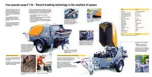 Stacionarne betonske pumpe Putzmeister P 718 TD