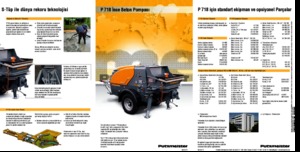 Stacionarne betonske pumpe Putzmeister P 718 TD