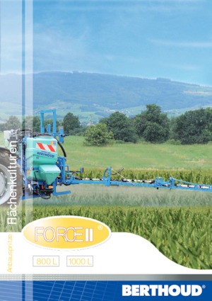 Nošene prskalice Berthoud Force II 800