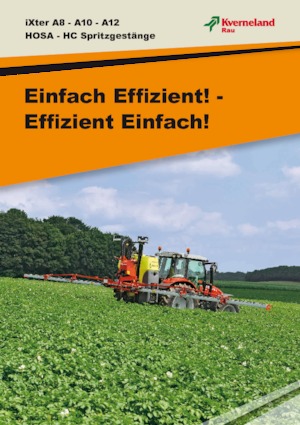 Nošene prskalice Kverneland iXter A12