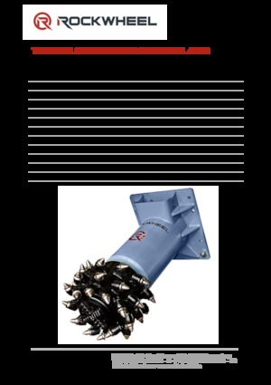 Ugradne glave za glodanje za hidraulične bagere Rockwheel by ROCK.ZONE AX 30