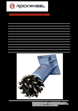 Ugradne glave za glodanje za hidraulične bagere Rockwheel by ROCK.ZONE AX 30