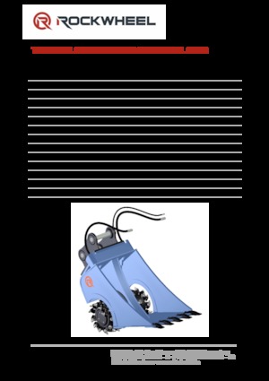 Ugradne glave za glodanje za hidraulične bagere Rockwheel by ROCK.ZONE CB 20