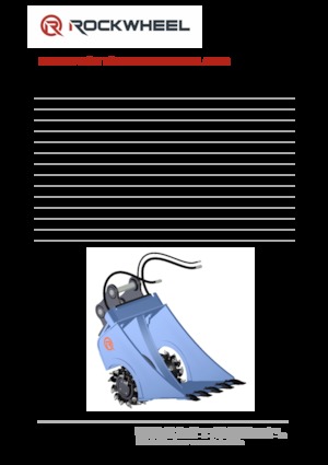 Ugradne glave za glodanje za hidraulične bagere Rockwheel by ROCK.ZONE CB 20