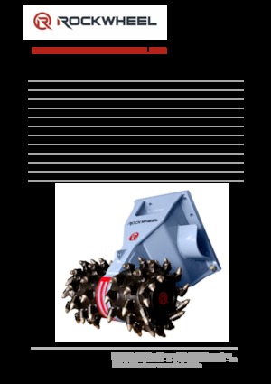 Ugradne glave za glodanje za hidraulične bagere Rockwheel by ROCK.ZONE D 10