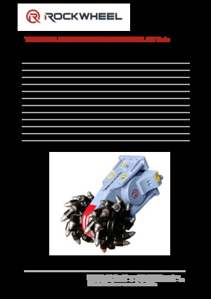 Ugradne glave za glodanje za hidraulične bagere Rockwheel by ROCK.ZONE G 5 Twin