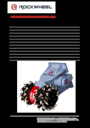 Ugradne glave za glodanje za hidraulične bagere Rockwheel by ROCK.ZONE G 50