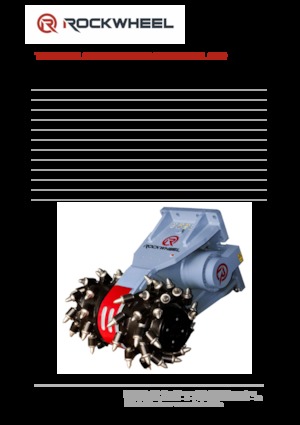 Ugradne glave za glodanje za hidraulične bagere Rockwheel by ROCK.ZONE G 60