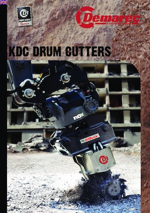 Ugradne glave za glodanje za hidraulične bagere Demarec KDC-35