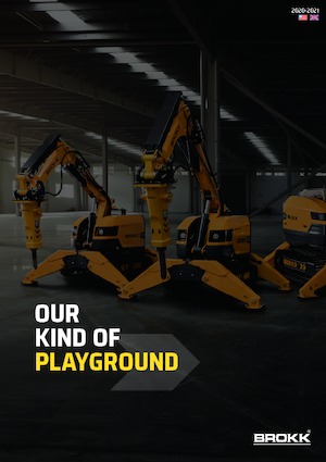 Ugradne glave za glodanje za hidraulične bagere Brokk BDC 50