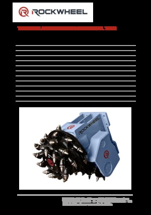 Ugradne glave za glodanje za hidraulične bagere Rockwheel by ROCK.ZONE TC 20