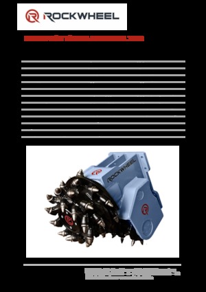 Ugradne glave za glodanje za hidraulične bagere Rockwheel by ROCK.ZONE TC 20