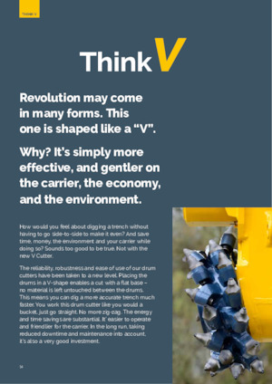 Ugradne glave za glodanje za hidraulične bagere Epiroc ER 1500xl