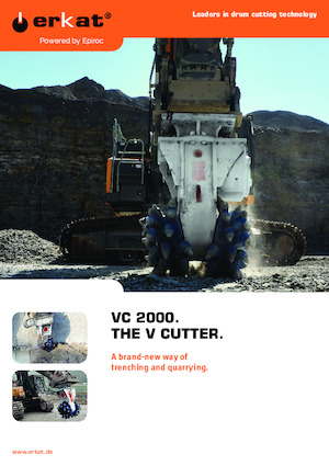 Ugradne glave za glodanje za hidraulične bagere Erkat VC 2000-1X