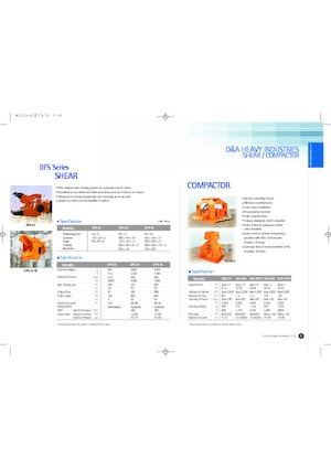 Kompaktori za hidraulične bagere D & A 30C