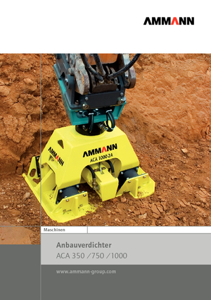 Kompaktori za hidraulične bagere Ammann ACA 1000