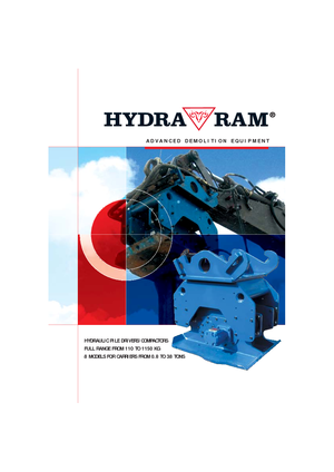Kompaktori za hidraulične bagere Hydra Ram HC-250/2