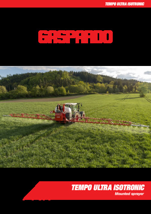 Nošene prskalice Gaspardo Tempo Ultra 1600 Isotronic