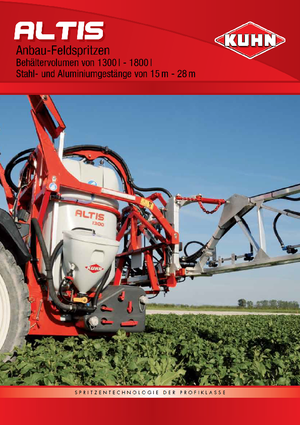 Nošene prskalice Kuhn Altis 1600