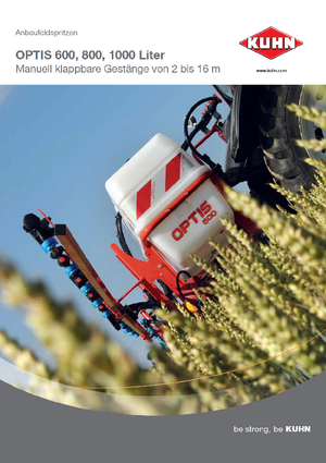 Nošene prskalice Kuhn Optis 1000