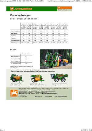 Nošene prskalice Amazone UF 1801 (18)