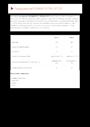 Montirani sklopovi za širenje Pronar EPT 21