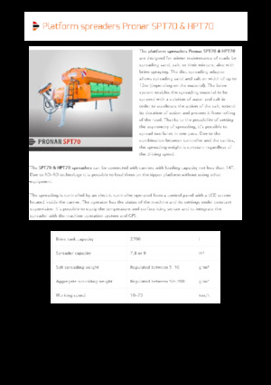 Montirani sklopovi za širenje Pronar SPT 70 
