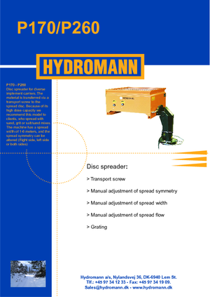 Montirani sklopovi za širenje Hydromann P 260