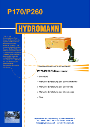 Montirani sklopovi za širenje Hydromann P 260