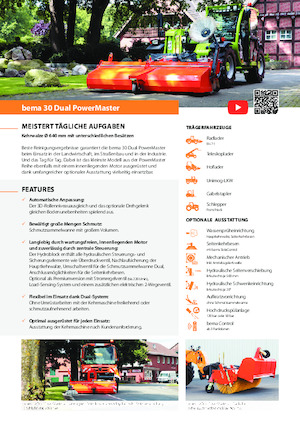 Montirani čistači Bema 30 Dual 2600