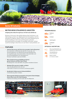Montirani čistači Bema 40 Industry 1250