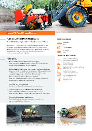 Montirani čistači Bema 75 Dual 2600